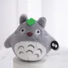 Chaveiros de pelúcia atacado 30 pçs / lote 10cm animal gato totoro brinquedos de pelúcia recheado pequeno pingente boneca chaveiro presentes para crianças 230926