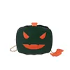 2023 Fun Pumpkin Bat Pu Crossbody Bag Halloween e Engraçado Personalidade 3D Cartoon Ombro para Mulheres 230927