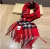 Integrity Designer Cashmere Scarf vinter kvinnor och män lång halsduk kvalitet pannband mode klassisk tryckt check stora rutiga sjalar