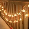 Strings LED String Lights Papierowe żurawie wewnętrzne bateria girlanda świąteczne wystrój świąteczny walentynki impreza ślub świąteczne Święto Wróżki 287s