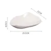 Plates 1pc Japanese Style Creative Pure White Alien Long Dining Plate Home Kitchen Restaurant Supplies Steak Salad Fruit Tableware