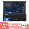 FD70 1Din Android Auto Audio Radio Multimedia Video Player Navigation 7 zoll Bildschirm GPS Bluetooth Spiegel link Autoradio2756