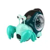 Dekorativa föremål Figurer Creative Crawling Crab Baby Toys With Music och LED Light Toddler Interactive Developy Walking Mage Time Toy for Babies 230926