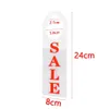 Large Sale Signs For Clothes Rack Apparel Hangers Bar Hangrail Plastic Size Divider Big Marker Fitting Room Door Control Tags