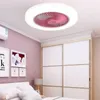 Ventola a soffitto con luci e telecomando 52 cm Ventola di sigillatura a led RGB Ventola smart silenziosa ventola del soffitto per la camera da letto soggiorno