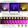 Grow Lights LECLSTAR USB Powered LED Grow Light Full Spectrum Plant With Timer Control Phyto Lamp DC12V Fitolamp for Seedling Flower Tent YQ230926 YQ230926