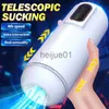 Masturbators Automatische Mannelijke Zuigen Mastubator Trillingen Pijpbeurt Machine Masturbatie Cup Sex Toys Adult Goederen 18 x0926