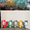 Lâmpadas de mesa Designer italiano Pétala Lâmpada Macaron Cor para decoração de quarto Personalidade Estudo Leitura Iluminação LED ao lado