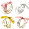 Bangle 3pcs Set Crystal Glitter Silicone Bracelet Sparkling Fashion Jelly Bangles Present Idea for Women Girls 230926