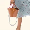 Brooches 2pcs Handbag Chains Rhinestone Purse Chain Replacement Bag For