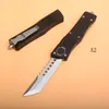 Micro tech A11 Cerberus Automatic Knife D2 Blade Aluminum alloy Handle Camping Outdoor Hiking Self-defense Hunting Tactical Knives EDC Pocket Tools BM 4600 UT85