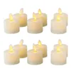 Ljus som dansar Flame Moving Wick Tea Lights med varmt vitt flimrande ljus Batteridrivet Electronic Decorative Wedding 230921