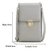 Fashion Women's Bag Summer Mini Mobile Phone Bag Trendy Shoulder Crossbody Bags For Women Hasp Handbag Card Holder Wallet