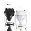 Luftfuktare 600 ml Wolf Air Airfiidifier USB Electric Aroma Essential Oil Diffuser Portable Cool Mist Sprayer With LED Light for Home Office YQ230927