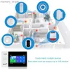 Sistemi di allarme Tuya WiFi GSM Sicurezza domestica Protezione Sistema di allarme intelligente Touch screen Kit antifurto APP mobile Controllo remoto RFID Inserimento e disinserimento YQ230927