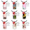 Naszyjniki wiszące dla dziewcząt Whole Tulip Flowers Fashion Naszyjnik ręcznie robiony prostokątny kształt Choker Jewelry Multi Designs Good SA319E