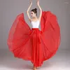 Stage Wear Woman 720 Degree Classical Dance Clothes Girls Elegant Performance Gauze Skirt Large Swing Costumes Gypsy Dress