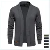 Men's Sweaters 2023 Winter Cotton Cardigan for Men Quality Mens Sweater Fashion Turn Down Collar Knitted 230927