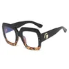 F Letter Decoration Square Sunglasses Woman Designer Sun Glasses Shades UV400 Oculos gafas de Eyewear