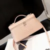 Designer Evening Bag Cosmetic Bags Top Layer Cowhide Lp19 Lunch Box Bag Genuine Leather Women's Bag 2023 New Python Pattern Portable Box Bag Crossbody Small Bag