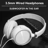 Headsets 3,5 mm gaming-hoofdtelefoon Bedrade koptelefoon HD-geluid Bass HiFi Muziek Stereo Flexibele verstelbare headset voor Xiaomi 230927