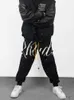 Letter Soft Wool Knitted Casual OS Edition Wearing and Matching Divine Hip Hop Warm Street Dance Pants Trend