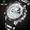 Luxury Brand WEIDE Men Fashion Sports Watches Men's Quartz Analog LED Clock Male Military Wrist Watch Relogio Masculino LY191221Y