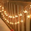 Strings LED String Lights Papierowe żurawie wewnętrzne bateria girlanda świąteczne wystrój świąteczny walentynki impreza ślub świąteczne Święto Wróżki 287s