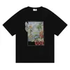 24SS Męskie i damskie Designer T koszule Rhude Printed Fashion Man T-shirt TOPQUATY US SORE S-XL OSBS