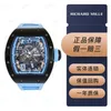 Ontwerper Richardmill Horloge Automatische Mechanische Tourbillon Horloges Zwitserse Horloges Heren Serie RM030 Blauwe Keramiek Limited Edition Herenmode Vrije Tijd WNL79