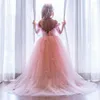 Girl Dresses Puffy Birthday Wedding Flower Princess Dress Kids Layers Cute First Communion Gowns