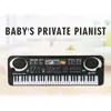 Uczenie się zabawek 61 Klucze Digital Music Electronic Keyboard Key Board Electric Piano Prezent 2309926