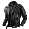 Men's Leather Faux Autumn Riding Jacket Motorcycle For Clothing Men Real Cowhide Biker Mens Coats 230927