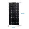 Ladegeräte 600W 300W Solar Panel Kit Ladung für 12 -V -Batterie PET Flexible 18 -V -Zell -Energie -Ladegerät Campingauto RV Boot Haus im Freien 230927