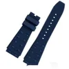Hoge kwaliteit fluor rubberen horlogeband voor Breitling B01 Sports Men's Watchband 22mm roestvrijstalen gesp armband