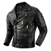 Men's Leather Faux Autumn Riding Jacket Motorcycle For Clothing Men Real Cowhide Biker Mens Coats 230927