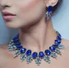 Colliers ZA luxe cristal strass collier ras du cou femmes déclaration indienne Maxi grand bavoir collier bijoux de mariage femme 230927