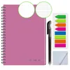 Anteckningar A5 Smart Erasable Notebook Spiral återanvändbar ritböcker Campus med Pen School Stationery Officer Fashion 230926