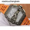 RichasMills Reloj Milles ZF Fábrica Movimiento automático Tourbillon SUPERCLONE Mecánica para hombre Reloj de pulsera Milles Kv Rm1103 Cristal de zafiro Sincronización inversa Multifu