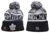 Maple Leafs beanie beanies nordamerikanska hockey boll lag sida lapp vinter ull sport stickad hatt skalle caps a3