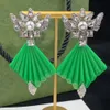 Kvinnors personliga Rhinestone Charm Luxury Earrings Brand Designer Earrings Designer Jewelry Valentine's Day Weddin3454