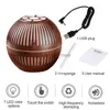 Humidificateurs MINI humidificateur diffuseur d'arôme à ultrasons huile essentielle purificateur d'air électrique Difusor lampe à grain de bois aromathérapie pour la maison YQ230927