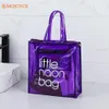 Sacos de noite PVC transparente bolsa doce cor clara bolsa grande capacidade impermeável bolsa de ombro senhora shopper sacos verão praia embreagem 230927