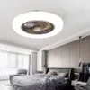 LED Tavan Fan Yatak Odası Mutfak Uzaktan Kumandası ve Uygulama Dimmable Işık 3 Vitesli Akıllı Elektrikli Fan Lambası