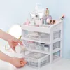 Maquillage en plastique Organisateur du tiroir cosmétique Boîte de rangement de rangement Contauteur Cerceau d'ongle Bureau de rangement de berceau de berline