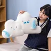 Плюшевые подушки Подушки Kawaii Подушка Облако Мультфильм Солнце Луна Дождевая капля Облако Подушка Креативное Счастье Облако Семья Плюшевая игрушка Диван Домашний декор 230926