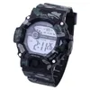 Montres-bracelets Sports multifonctions Digital Camouflage électronique Montre de mode étanche Relojes Raros Originales Hombres Automatikuhren