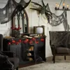 Other Event Party Supplies Halloween Decorations Black Creepy Gauze Cloth 76x400CM Window Table Door Net Spooky Fancy Dress Party Haunted House Wall Decor 230927