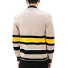 Men's Sweaters Spring Sweater Coat Leisure Fashion Striated Cardigan Jackets Youth long Sleeves Knitted 3XL 230927