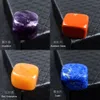 Dekorativa föremål Figurer Chakra Reiki CrystalSnatural Crystal Gem Square Seven Chakra Energy Healing Stone Set 230926